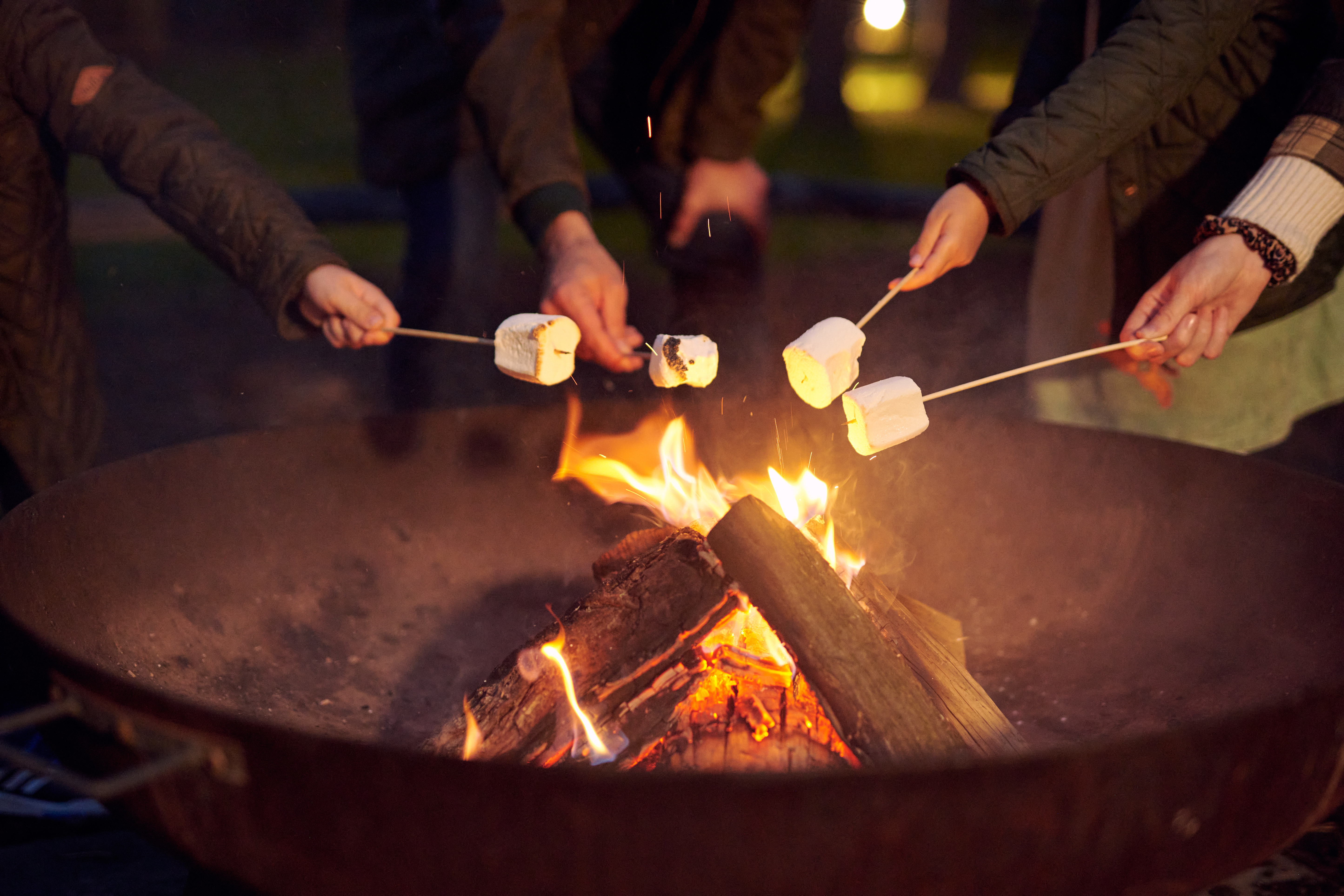 Toasting marshmallows