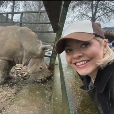 Holly Willoughby at Lion Lodge