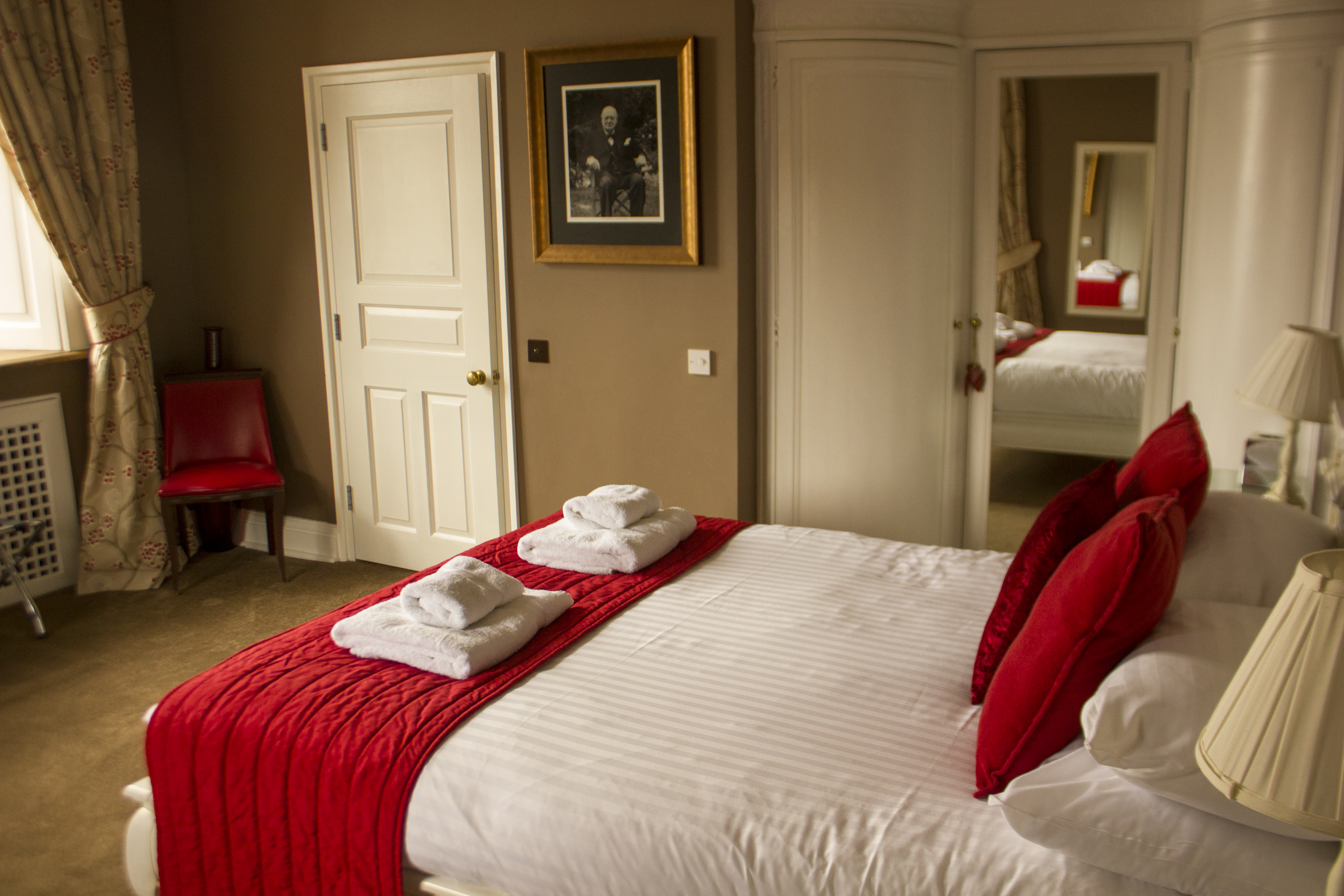 The Sir Winston Churchill Room at Port Lympne Hotel