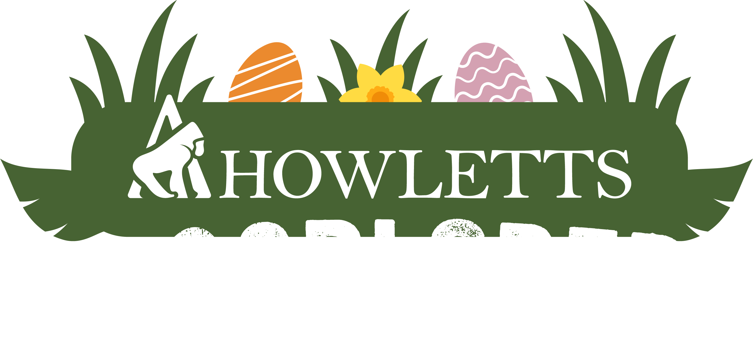 Howletts Easter Logo 2026