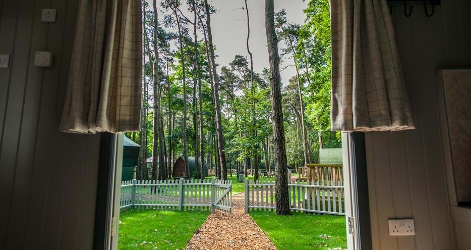 Stay at Pinewood shepherd hut at Port Lympne Hotel & Reserve in Kent