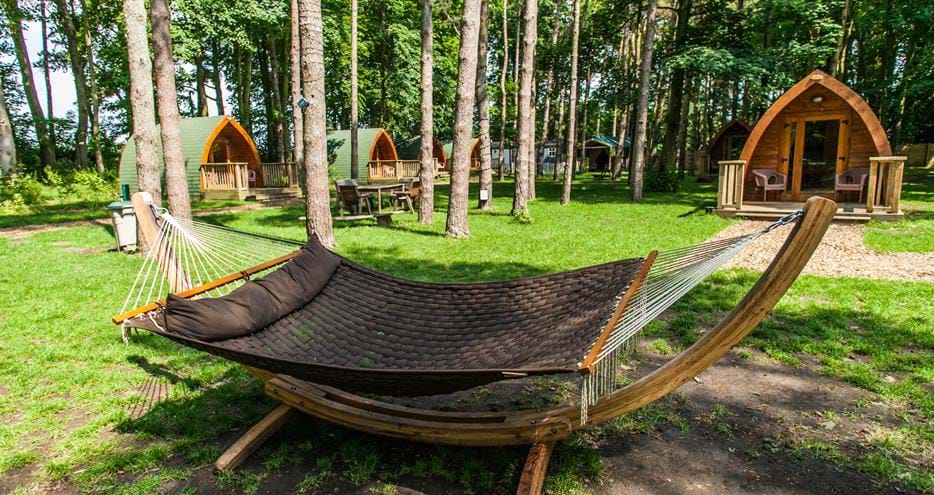 Glamping at Pinewood, Port Lympne Hotel & Reserve in Kent