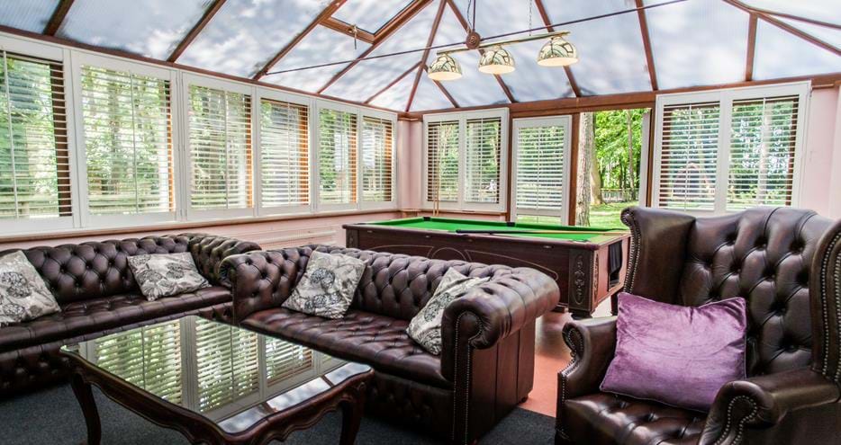 Pinewood games room at Port Lympne Hotel & Reserve in Kent