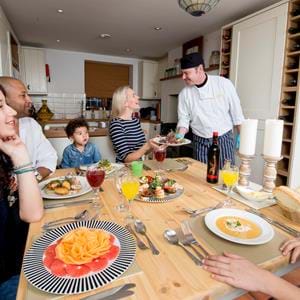 Your luxury overnight stay at Giraffe Cottage in Kent includes a personal chef