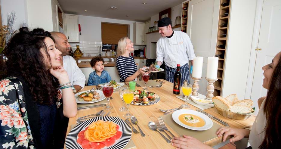 Your luxury overnight stay at Giraffe Cottage in Kent includes a personal chef