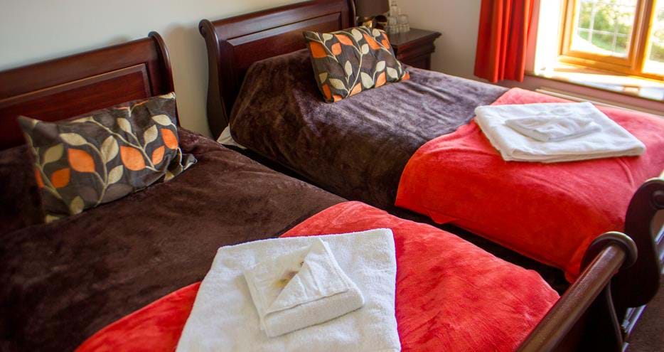 Twin room at Giraffe Cottage at Port Lympne Hotel & Reserve in Kent