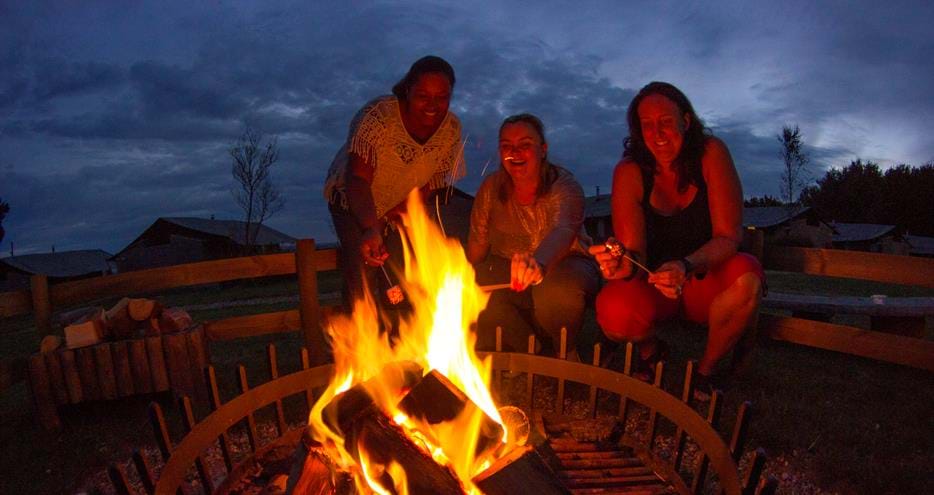 Family fun glamping breaks at Bear Lodge, Port Lympne Hotel & Reserve in Kent