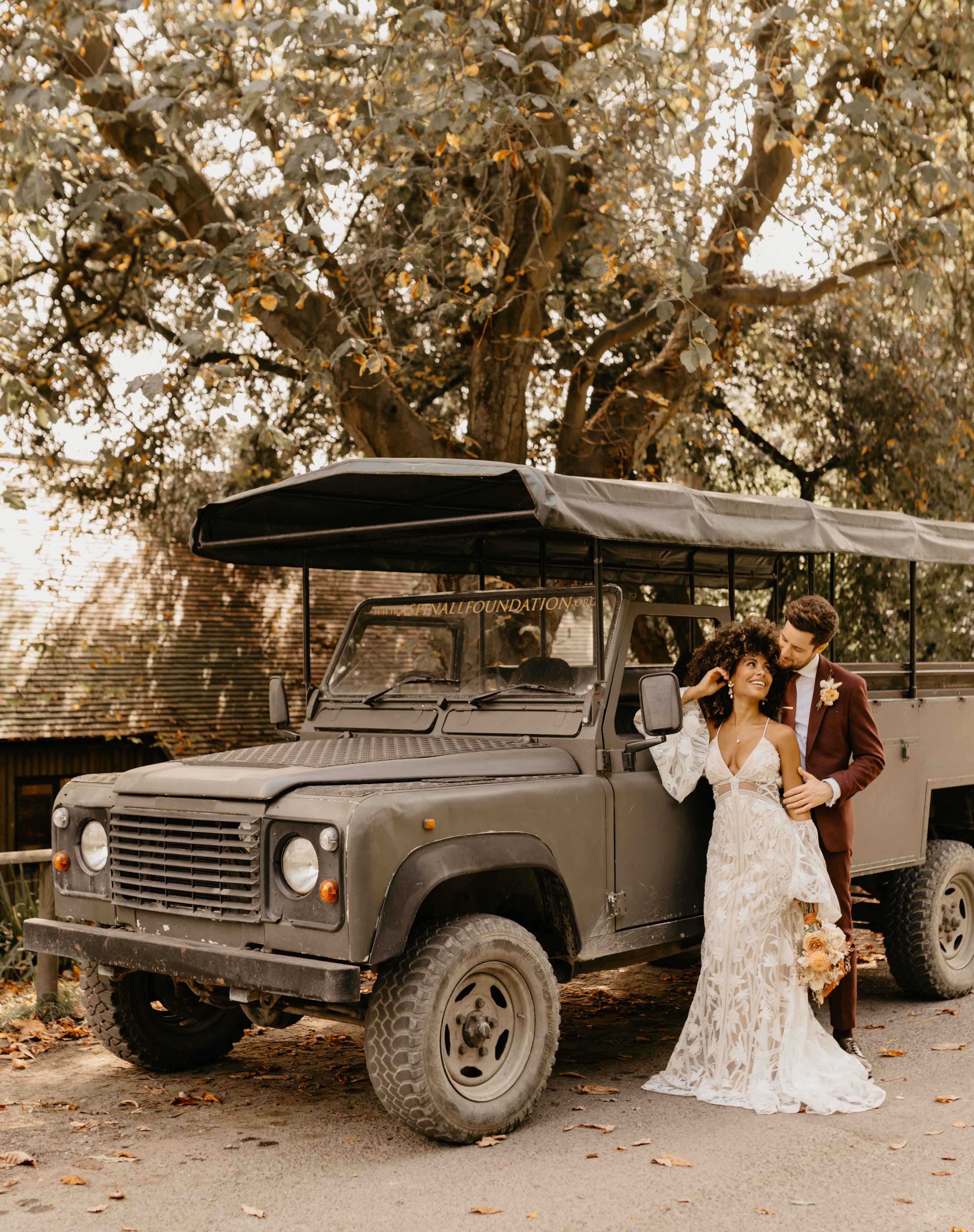 Wedding safari at Port Lympne Hotel & Reserve in Kent