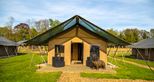 Overnight family glamping in Kent at Bear Lodge at Port Lympne Hotel & Reserve