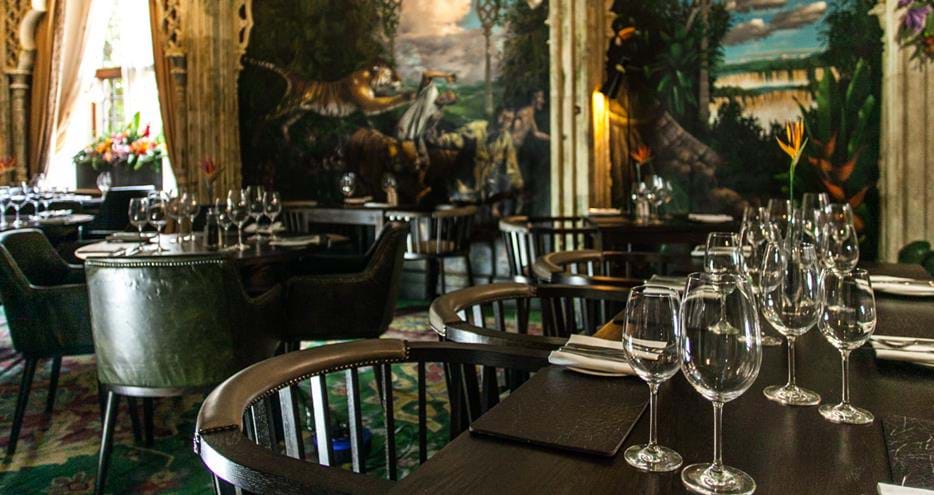Port Lympne Hotel Restaurant, near Ashford in Kent