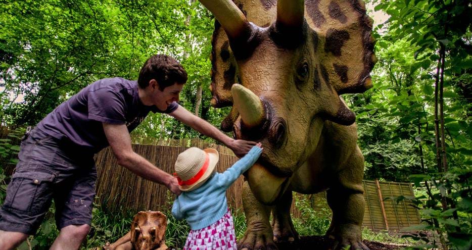 Family Days out in Kent at Dinosaur Forest at Port Lympne Hotel & Reserve