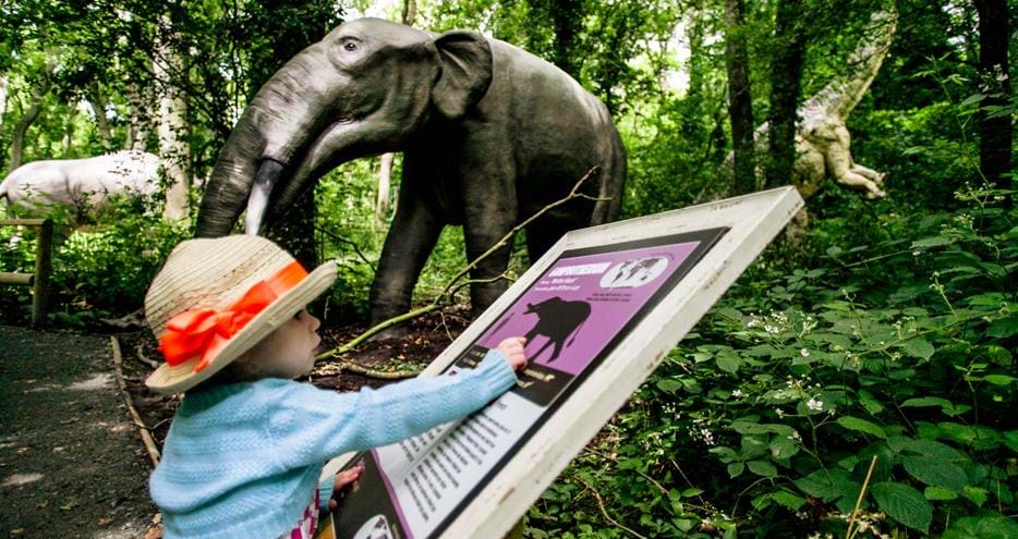 Kids Days out in Kent at Dinosaur Forest, Port Lympne Hotel & Reserve