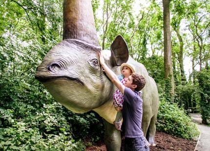 Days out for kids in Kent at Dinosaur Forest, Port Lympne Hotel & Reserve