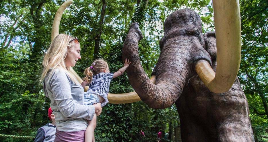 Days out in Kent for families at Dinosaur Forest, Port Lympne Hotel & Reserve