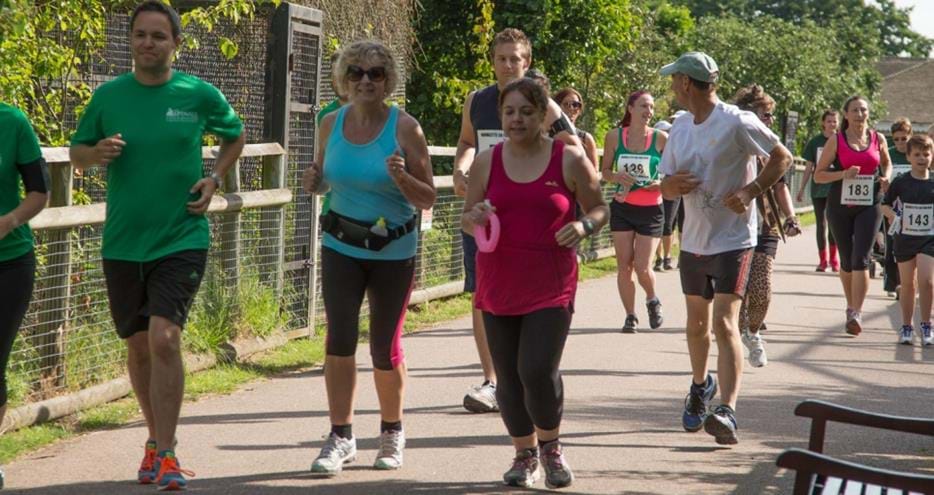 Howletts charity fun run