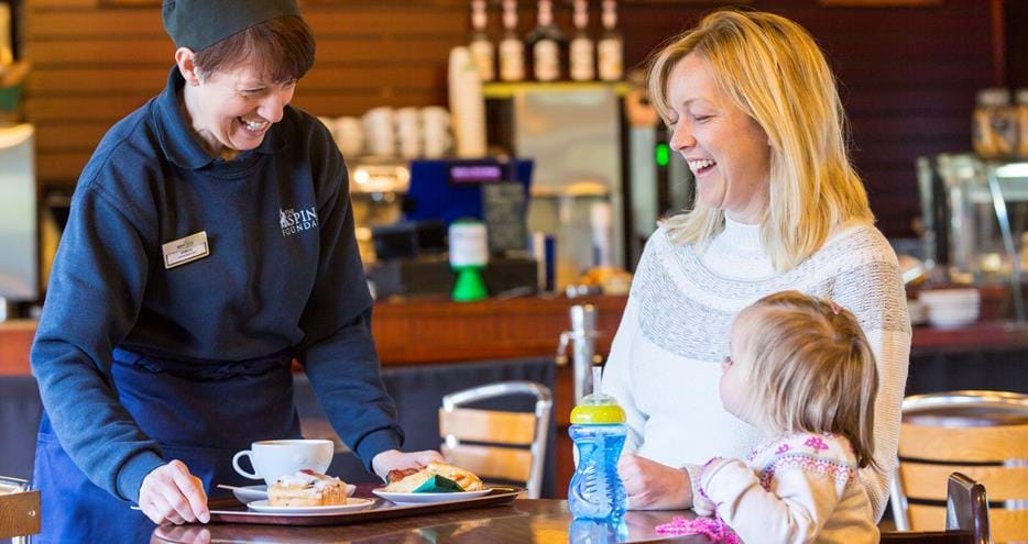 Deer Park Cafe at Howletts Wild Animal Park in Kent