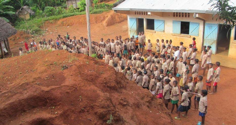 Local school at The Aspinall Foundation's Madagascar primate project