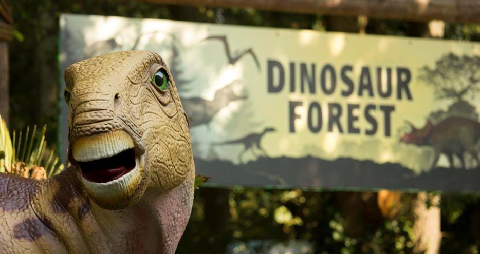 Dinosaur Forest at Port Lympne Hotel & Reserve in Kent