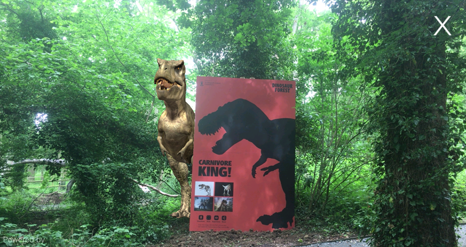 Dinosaur Forest at Port Lympne Hotel & Reserve in Kent