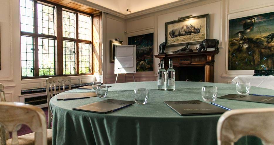 Conference in the Long Room at Port Lympne Hotel near Ashford in Kent