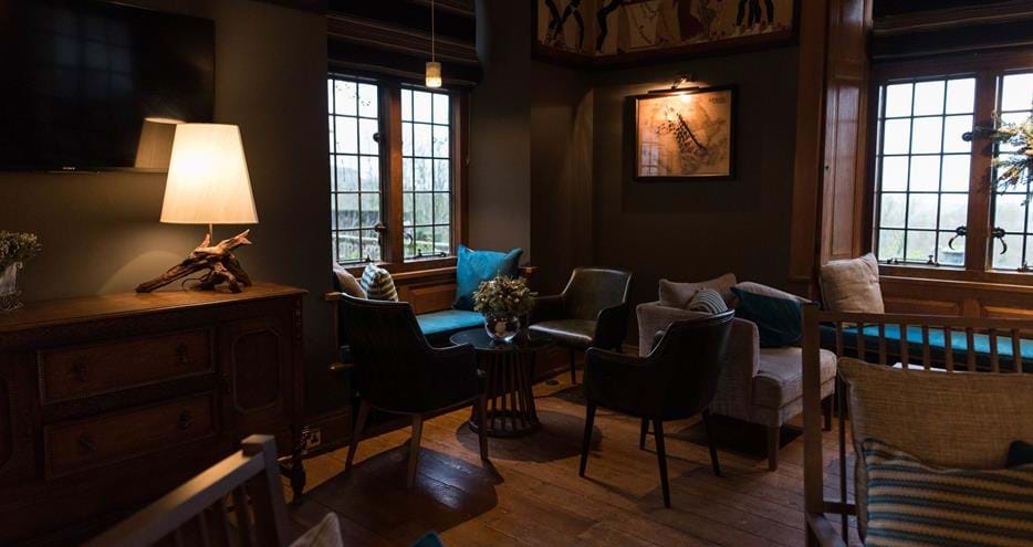 The Glyn Philpot Bar at Port Lympne Hotel in Kent
