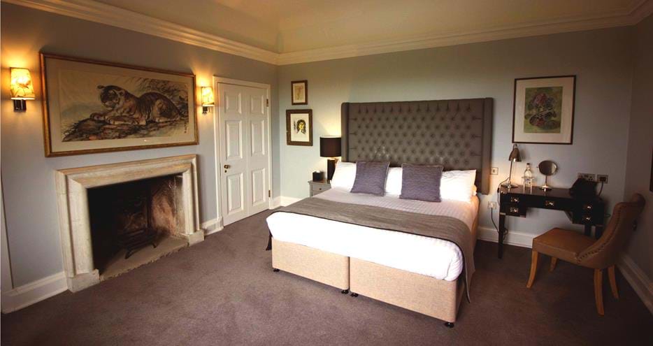 The Lloyd George Room at Port Lympne Hotel near Ashford in Kent