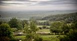The spectacular view from Treehouse Hotel at Port Lympne Reserve, Kent