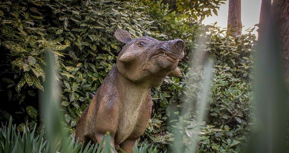 Archaeotherium at Animals of the Ice Age at Howletts Wild Animal Park in Kent