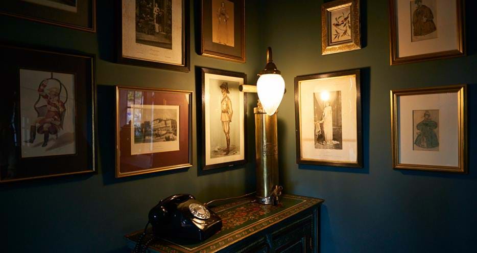 Quirky decor at Rhino Lodge at Port Lympne Hotel & Reserve in Kent
