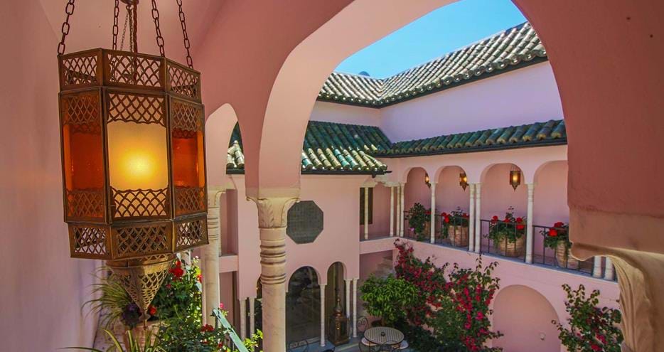 Moroccan Courtyard at Port Lympne Hotel in Kent
