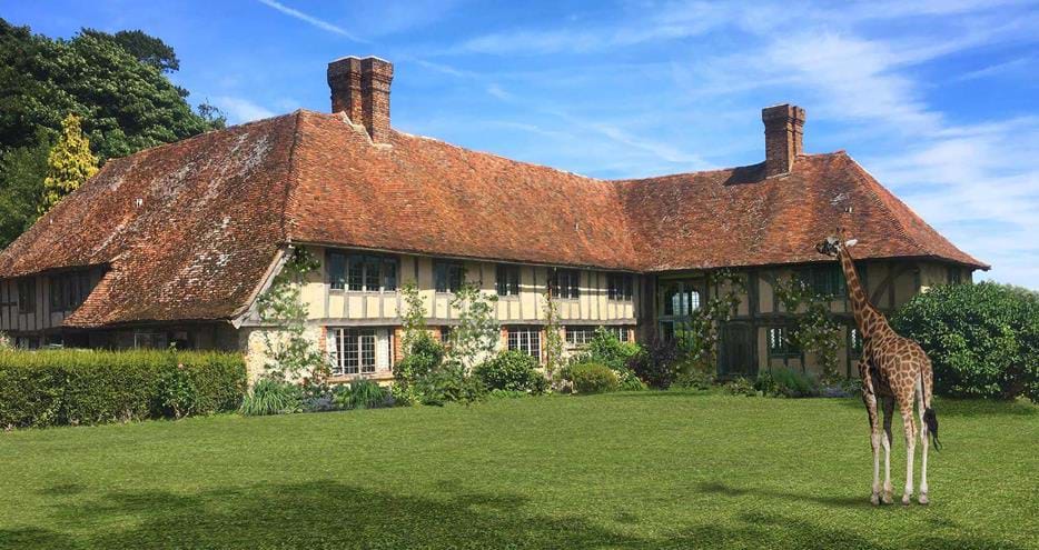 Giraffe Hall at Port Lympne Hotel & Reserve