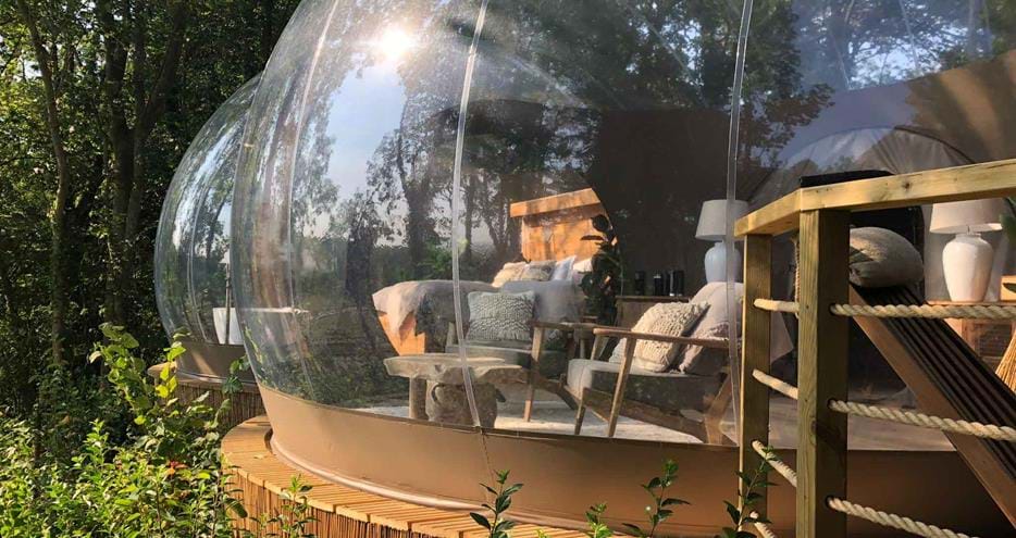 The Bubble, overnight glamping at Port Lympne Hotel & Reserve in Kent