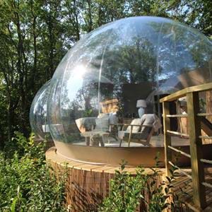 The Bubble, Kent glamping experience at Port Lympne Hotel and Reserve