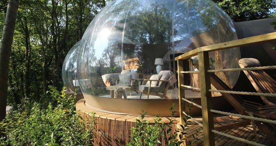 The Bubble, Kent glamping experience at Port Lympne Hotel and Reserve