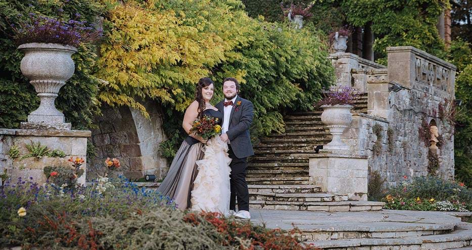 Autumn wedding ideas at Port Lympne Hotel & Reserve in Kent.