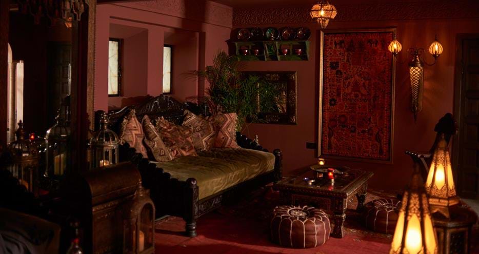 Moroccan Courtyard at Port Lympne Hotel in Kent