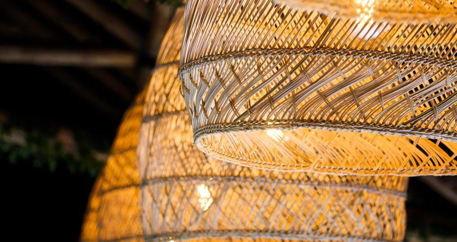 Rustic decor at Bear Lodge at Port Lympne Hotel and Reserve in Kent