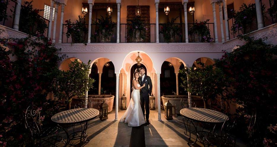 Unique Kent wedding venue, Moroccan Courtyard at Port Lympne Hotel & Reserve