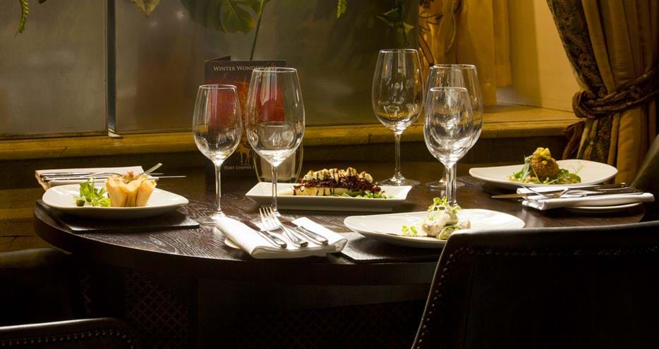 Fine dining at Port Lympne Hotel Restaurant in Kent