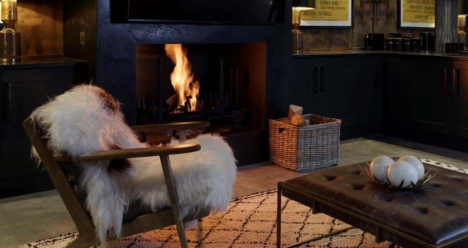 Interior design at Lion Lodge at Port Lympne Hotel & Reserve in Kent, UK