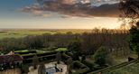 The view from Lion Lodge at Port Lympne Hotel & Reserve in Kent, UK