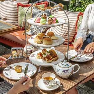 Afternoon tea at the Garden Room at Port Lympne Hotel & Reserve in Kent