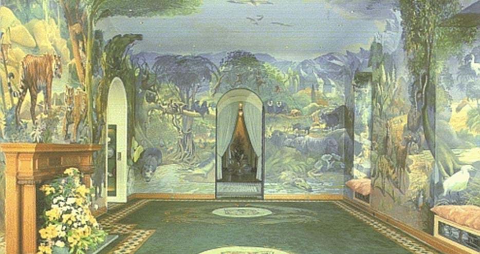 Spencer Roberts room at Port Lympne Hotel in Kent UK