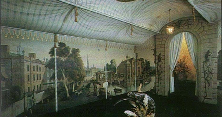 Rex Whistler Tent Room at Port Lympne Hotel & Reserve in Kent, UK