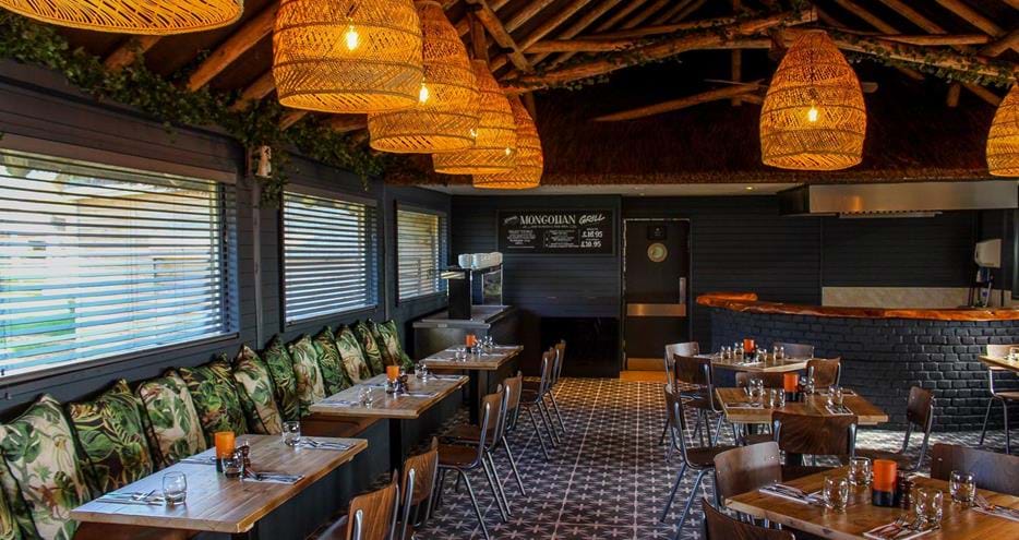 Bear Lodge Restaurant at Port Lympne Reserve, nr Ashford & Folkestone in Kent