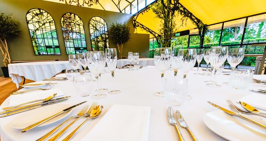 The Orangery, wedding & event venue at Port Lympne Hotel & Reserve in Kent
