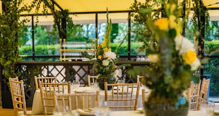 The Orangery, wedding & event venue at Port Lympne Hotel & Reserve in Kent
