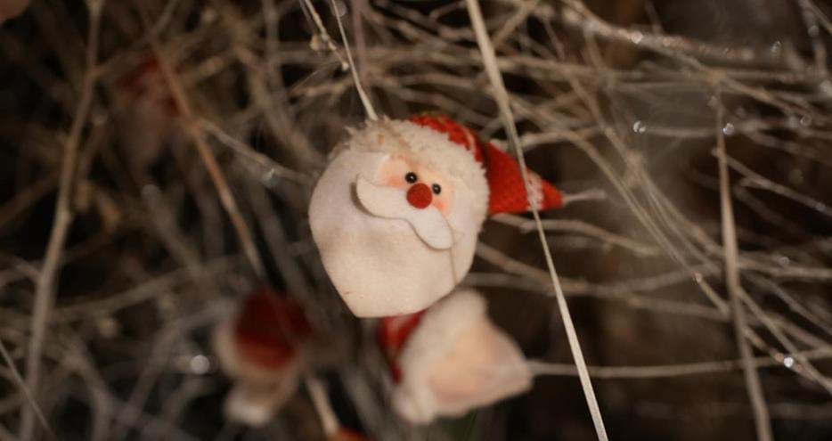 Santa's grotto at Howletts Wild Animal Park nr Canterbury in Kent