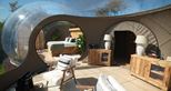 The Lookout Bubble glamping accommodation at Port Lympne Reserve in Kent