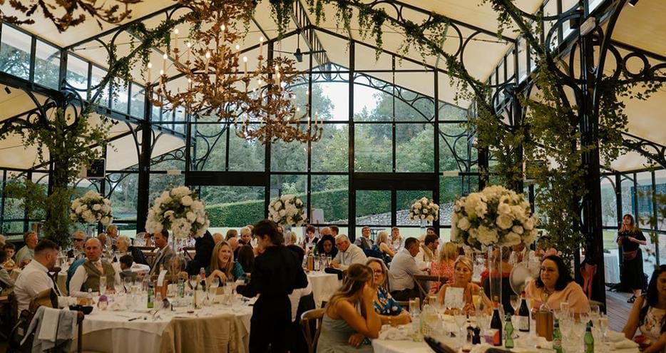 The Orangery wedding venue at Port Lympne Hotel & Reserve in Kent